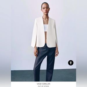 NWT Zara Cape Blazer